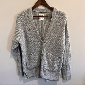 Abercrombie & Fitch Heather Gray Cardigan